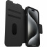 Otterbox Strada MagSafe Series Leder-Case | Apple iPhone 15 Pro | Shadow - schwarz | 77-93560