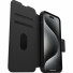 Otterbox Strada MagSafe Series Leder-Case | Apple iPhone 15 Pro Max | Shadow - schwarz | 77-93568