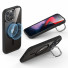 ESR Classic Hybrid HaloLock Case mit Stash Stand | Apple iPhone 15 Pro Max | transparent/schwarz | 1A6750202