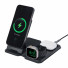 UAG Urban Armor Gear SRGE 3-IN-1 faltbares Reise- und Tischladegerät / Magnetic Wireless Charger + Watch | 15W | Qi | schwarz/grau | 9B4412114030