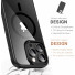 JT Berlin BackCase Pankow Hybrid MagSafe | Apple iPhone 16 Pro Max | schwarz/transparent | 11101
