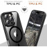 JT Berlin BackCase Pankow Hybrid MagSafe | Apple iPhone 16 Pro Max | schwarz/transparent | 11101