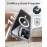 ESR Classic Hybrid HaloLock Case mit Stash Stand | Apple iPhone 16 Pro Max | transparent | 1A7500102