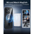 ESR Classic Hybrid HaloLock Case | Apple iPhone 16 Plus | transparent/schwarz | 1A7680202