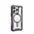 UAG Urban Armor Gear Plasma XTE MagSafe Kickstand Case | Apple iPhone 16 Pro | ash (transparent)/titan | 114474113136