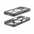 UAG Urban Armor Gear Plasma XTE MagSafe Kickstand Case | Apple iPhone 16 Pro | ash (transparent)/titan | 114474113136