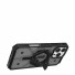 UAG Urban Armor Gear Bundle bestehend aus Pathfinder MagSafe Case & Magnetic Halterung/Haltering mit Standfunktion | Apple iPhone 16 Pro Max | ash (grau transparent) & schwarz | 1144651BV02