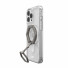 UAG Urban Armor Gear Bundle bestehend aus Plyo MagSafe Case & Magnetic Halterung/Haltering mit Standfunktion | Apple iPhone 16 Pro Max | ice (transparent)/weiß & titan | 1144811BV01
