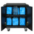 LEBA NoteCart Flex Extended 24 Laptop/Tablet Ladewagenschrank | Steckdosen | 15,6