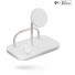 Zens Aluminium Series 4 in 1 Wireless Charger + Watch mit Netzteil 65W | 1x 60W USB-C + 1x 15W | Qi2 | weiß | ZEDC29W/00