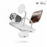 Zens Aluminium Series 4 in 1 Wireless Charger + Watch mit Netzteil 65W | 1x 60W USB-C + 1x 15W | Qi2 | weiß | ZEDC29W/00