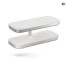 Zens Aluminium Series Quattro Wireless Charger Pro 4 mit Netzteil 65W | 4x 15W | Qi2 | weiß | ZEQC01W/00