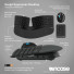 Incase | Designed by Microsoft | Sculpt Ergonomic Desktop (Tastatur & Maus) | DE Layout Quertz | schwarz | L5V | L5V-00008