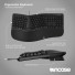 Incase | Designed by Microsoft | Ergonomic Tastatur | DE Layout Quertz | schwarz | LXM | LXM-00006