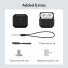 ESR Orbit Hybrid HaloLock Case | Apple AirPods (4 2024) | schwarz | 1C0110102