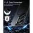 ESR Classic Hybrid HaloLock Case | Samsung Galaxy S25 Ultra | transparent/schwarz | 1A81100202