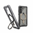 UAG Urban Armor Gear Plasma XTE Kickstand Case mit Magnet-Modul | Samsung Galaxy S25+ | ash (transparent)/titan | 214468113136