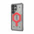UAG Urban Armor Gear Bundle bestehend aus Pathfinder Case mit Magnet-Modul & Lanyard (abnehmbar) | Samsung Galaxy S25 Ultra | active lava (rot)/transparent & schwarz/graphite | 2144831BV02