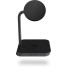 Zens Aluminium Series 2 in 1 Magnetic Wireless Office Charger 2 mit Netzteil 24W | 15W | Qi | schwarz | ZEDC26B/00