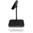 Zens Aluminium Series 2 in 1 Magnetic Wireless Office Charger 2 mit Netzteil 24W | 15W | Qi | schwarz | ZEDC26B/00
