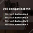 honju DarkRoom Neopren Tasche/Sleeve | Microsoft Surface Go 4/3/2/1 | schwarz | bulk | 62912