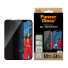 PanzerGlass Privacy Displayschutzglas | Ultra-Wide Fit mit Aufbringhilfe | Apple iPhone 16e/14/13/13 Pro | PGRPUWFG29845