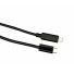 LEBA NoteCable MFI Rundkabel | USB-C auf Lightning | LED-Anzeige | 18W | 1,2m | schwarz | bulk | NCABLE-LE-UC-8PL-1.2