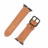 JT Berlin Watchband Alex Vintage | Apple Watch Ultra/42/44/45/46mm | cognac - Edelstahl schwarz | M/L | 10719