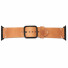 JT Berlin Watchband Alex Vintage | Apple Watch Ultra/42/44/45/46mm | cognac - Edelstahl schwarz | M/L | 10719
