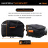 LANCO Dachboxen Taschen | 2er Set | schwarz | LI-7740