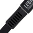 LEBA NoteCable geflochtenes Flachkabel | USB-C auf USB-C | 100W | 0,75m | schwarz | bulk | NCABLE-LE-UC-UC-0.75