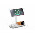 LINQ ProCharge 3in1 Wireless Ladegerät + Watch mit Netzteil 27W | 15W | Qi2 | weiß | LQ48038