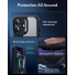 ESR Classic Hybrid HaloLock Case mit Kamerasteuerung Taste | Apple iPhone 17 | transparent/schwarz | 1A86100301