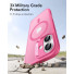 ESR Classic Hybrid HaloLock Case mit Kamerasteuerung Taste | Apple iPhone 17 | frosted pink (transparent) | 1A86100501