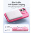 ESR Classic Hybrid HaloLock Case mit Kamerasteuerung Taste | Apple iPhone 17 | frosted pink (transparent) | 1A86100501