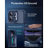 ESR Classic Hybrid HaloLock Case mit Kamerasteuerung Taste | Apple iPhone 17 | frosted blau (transparent) | 1A86100401