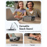 ESR Classic Hybrid HaloLock Case mit Kamerasteuerung Taste & Stash Stand | Apple iPhone 17 | transparent | 1A86500101