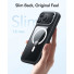 ESR Classic Hybrid HaloLock Case mit Kamerasteuerung Taste & Stash Stand | Apple iPhone 17 Pro Max | transparent/schwarz | 1A86800301