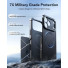 ESR Cyber Tough HaloLock Case mit Kamerasteuerung Taste & Stash Stand | Apple iPhone 17 Pro Max | schwarz | 1A88200101