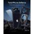 ESR Set bestehend aus Classic Hybrid HaloLock Case mit Kamerasteuerung Taste & Tempered-Glass Displayschutz | Apple iPhone 17 Pro | transparent/schwarz | 1A89100201