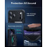 ESR Set bestehend aus Classic Hybrid HaloLock Case mit Kamerasteuerung Taste & Tempered-Glass Displayschutz | Apple iPhone 17 Pro | transparent/schwarz | 1A89100201