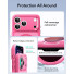 ESR Classic Hybrid HaloLock Case mit Kamerasteuerung Taste | Apple iPhone 17 Pro Max | frosted pink (transparent) | 1A86400501