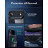 ESR Classic Hybrid HaloLock Case mit Kamerasteuerung Taste | Apple iPhone Air | transparent/schwarz | 1A86200301