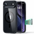 ESR Set bestehend aus Classic Hybrid HaloLock Case mit Kamerasteuerung Taste & Tempered-Glass Displayschutz | Apple iPhone Air | transparent/schwarz | 1A89000201