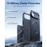 ESR Cyber Tough HaloLock Case mit Kamerasteuerung Taste & Stash Stand | Apple iPhone Air | schwarz | 1A88000101