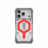 UAG Urban Armor Gear Bundle bestehend aus Pathfinder MagSafe Case & Lanyard (abnehmbar) | Apple iPhone 17 Pro | active lava (rot) (transparent) & schwarz/graphite | 1145511BV02