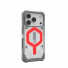 UAG Urban Armor Gear Bundle bestehend aus Pathfinder MagSafe Case & Lanyard (abnehmbar) | Apple iPhone 17 Pro | active lava (rot) (transparent) & schwarz/graphite | 1145511BV02