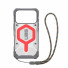 UAG Urban Armor Gear Bundle bestehend aus Pathfinder MagSafe Case & Lanyard (abnehmbar) | Apple iPhone 17 Pro | active lava (rot) (transparent) & schwarz/graphite | 1145511BV02