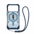 UAG Urban Armor Gear Bundle bestehend aus Pathfinder MagSafe Case & Lanyard (abnehmbar) | Apple iPhone 17 Pro | blues (transparent) & schwarz/graphite | 1145511BV03