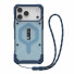 UAG Urban Armor Gear Bundle bestehend aus Pathfinder MagSafe Case & Lanyard (abnehmbar) | Apple iPhone 17 Pro Max | blues (transparent) & schwarz/graphite | 1145521BV03